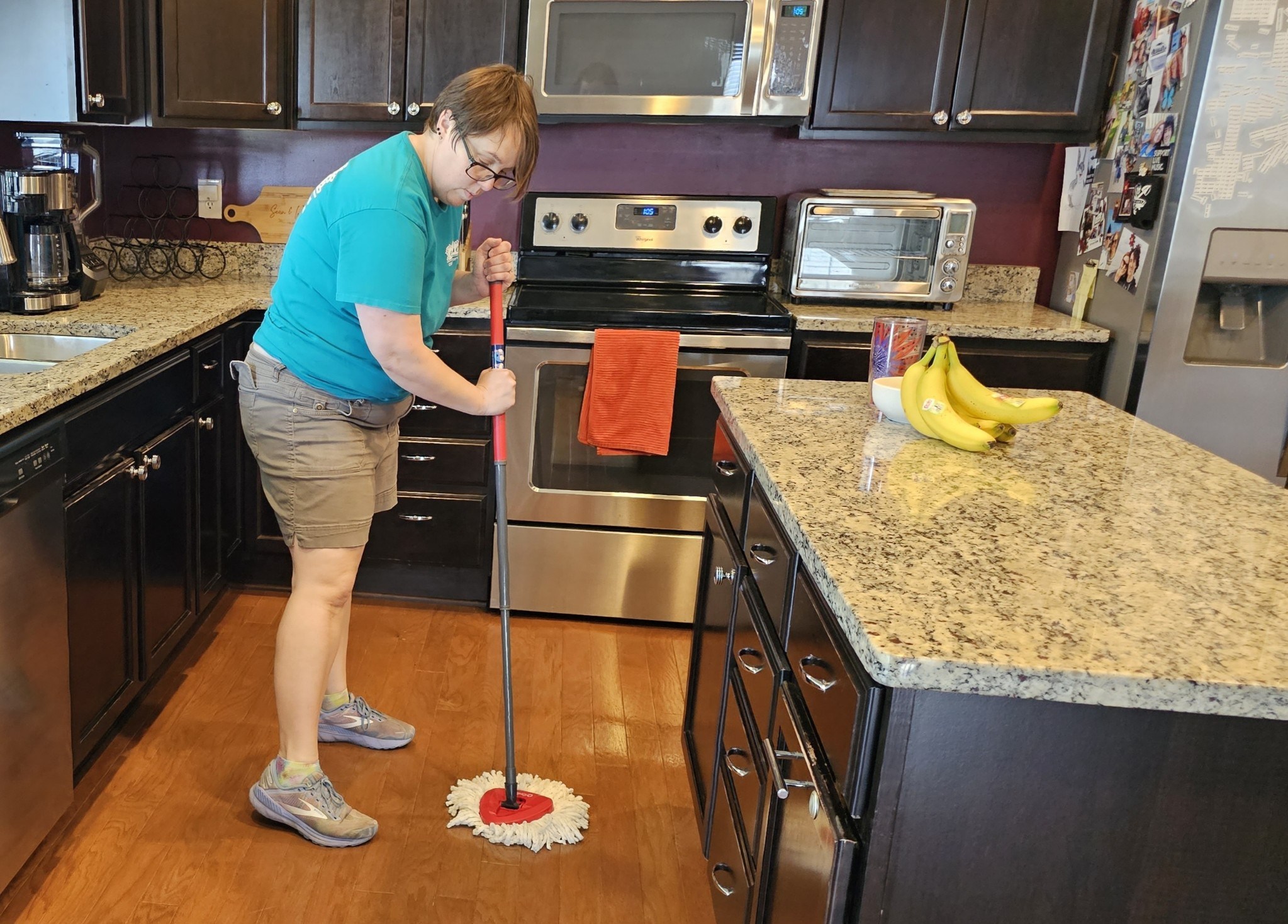Cleaning efficiently